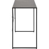 AC Design Furniture Norbert Bureau, metaal, 75 x 110 x 45 cm, zwart