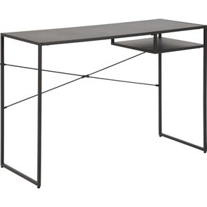 AC Design Furniture Norbert Bureau, metaal, 75 x 110 x 45 cm, zwart