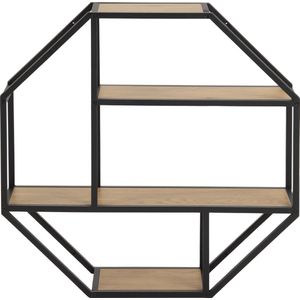 Wandrek Bronx Hexagon MDF Naturel - Giga Living