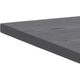 Eettafel Finn MDF Zwart 200cm - Giga Living