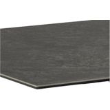 Eettafel Hennie 160x90 Keramiek - Zwart