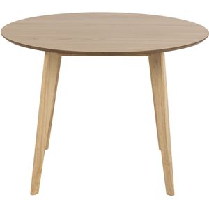 ACTONA GROUP Esstisch Roxby, TOPSELLER! (1-St., Esstisch, Küchentisch, OTTOs Choice), Roxby Esstisch rund, mit Eiche Furnier Ø 105 cm