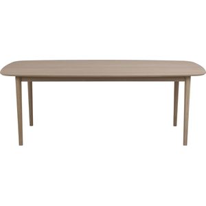 Eettafel Stijn MDF Lichtbruin 210cm - Giga Living