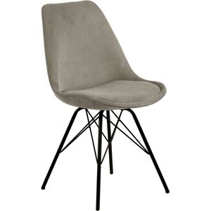 AC Design Furniture Emanuel Eetkamerstoel, beige, H 85,5 x B 48,5 x D 54 cm