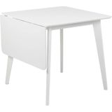 Eettafel Levi MDF Wit Uitschuifbaar 80/120cm - Giga Living - MDF