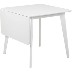 Hjem Interiors Mimi 80 cm Eettafel Uitschuifbaar Wit