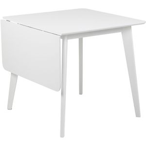 by fonQ basic Crow Eettafel Inklapbaar - 120 x 80 cm - Wit