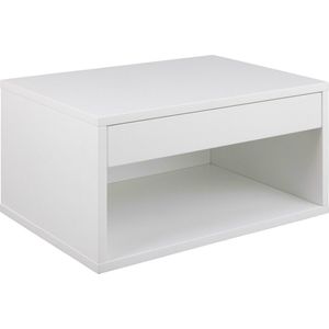 AC Design Furniture Kelda Tafel, Wit, H: 24,3 x B: 50 x T: 35 cm