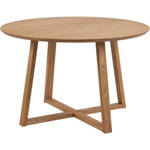 Eettafel Mees Naturel MDF Ø120cm - Giga Living - MDF