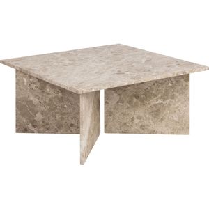 Giga Living - Zivik - Salontafel - Bruin - Marmer - 90cm