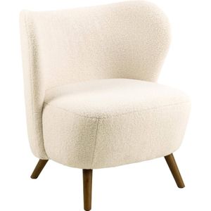 Fauteuil Beige - Teddy - 76x73x82cm - Fauteuil Roche - Giga Living