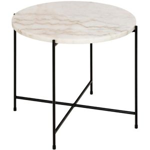 by fonQ Dainty Bijzettafel Ø 52 cm - Wit