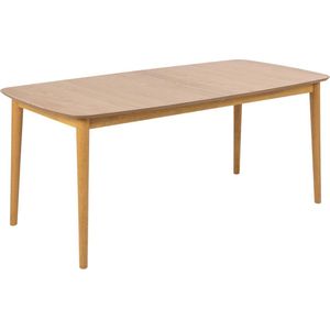 Eetkamertafel Gradje Eiken Gelakt Naturel - Giga Living - Eikenhout/MDF - 219x90x75cm