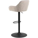 Barkruk Kelly Monza Beige - Giga Living - Stof/Bouclé