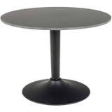 Salontafel Laurens Mat Zwart Keramiek Ø60cm - Giga Living