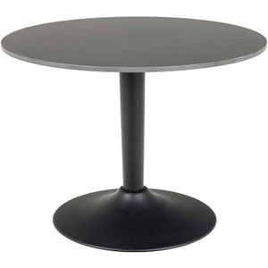 Hioshop Mitol salontafel �60cm keramiek zwart.