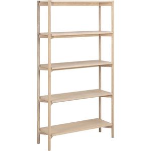 Boekenkast Suno MDF Lichtbruin 85x160cm - Giga Living