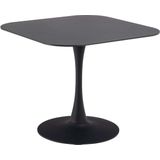 Eettafel Lauren Zwart Keramiek - Giga Living - Keramiek - 90x90x75cm