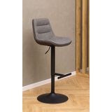 Verstelbare barstoel Adèle 65-86cm - grijs/antraciet