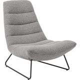 Fauteuil Oosteind - Stof - Grijs - 83x97x93 cm (BxHxD)