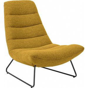 Fauteuil Oosteind - Stof - Geel - 83x97x93 cm (BxHxD)