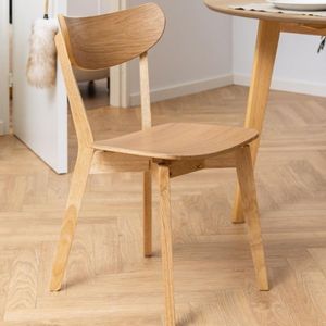 AC Design Furniture - Roxanne - Eetkamerstoelen - Eikenlook - Set van 2
