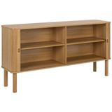 Langley Eichen-Sideboard mit Schiebe- und Rollladen-Türen
