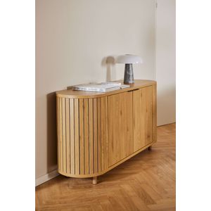 ACTONA GROUP Sideboard Colima, Anrichte, matt Wildeiche rau Melamin, Gestell Wildeiche, 160x45x80 cm