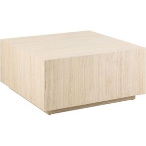 Giga Living Salontafel Lima - Vierkantx90x42 cm - Beige MDF