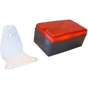 Mistachterlicht - opbouw met voet - Radex - Aanhangwagen mistverlichting - Aanhanger mistlicht