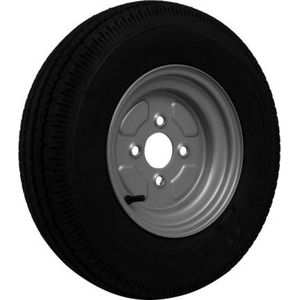 Kpl. Wiel 4.5-10 4 Gaats - 400kg draagvermogen - Aanhangwagen - Bolling 0