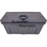 Kunststof - Kist - Aanhangwagen - Aanhangwagenkist - 53*25*30 - Zwart