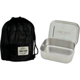Yummii Yummii - Bento - lunchbox - 1,8 l - 1 vak - Kleur roestvrij staal - H 7 l 17,5 l 23 cm