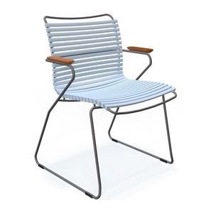 Gartenstuhl Houe Click Dining Chair Armrests Dusty Light Blue