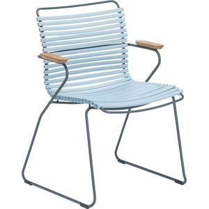 Tuinstoel Houe Click Dining Chair Armrests Dusty Light Blue