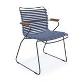 Tuinstoel Houe Click Dining Chair Armrests Pigeon Blue