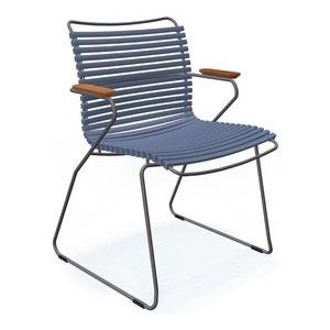 Gartenstuhl Houe Click Dining Chair Armrests Pigeon Blue