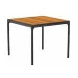 Tuintafel Houe Four Table Bamboo Black 90x90 cm