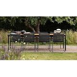 Tuintafel Houe Four Table Bamboo Black 90x210 cm