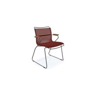 Tuinstoel Houe Click Dining Chair Armrests Paprika