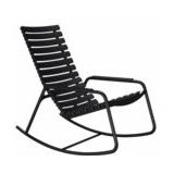 Schommelstoel Houe Reclips Rocking Chair Black