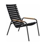 Loungestoel Houe Reclips Lounge Chair Bamboo Black