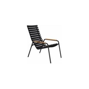Loungestoel Houe Reclips Lounge Chair Bamboo Black