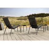 Loungestoel Houe Reclips Lounge Chair Bamboo Olive Green