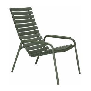 Loungestoel Houe Reclips Lounge Chair Olive green