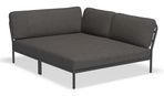 Loungeset Module Houe Level Cozy Corner Right Frame Dark Grey Cushion Dark Grey