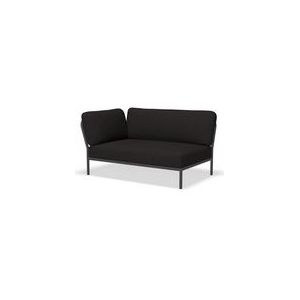 Houe Level linker hoek 2-zits loungebank frame donkergrijs stof char