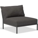 Houe Level2 fauteuil frame donkergrijs stof dark grey