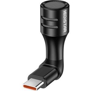 Mini Microfoon voor Smartphone/Tablet MD-3 - USB-C - Zwart