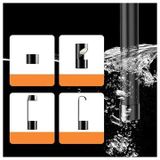 Waterbestendig 8mm Endoscoopcamera met 6 LED Lichten M50 - 15m - Blauw